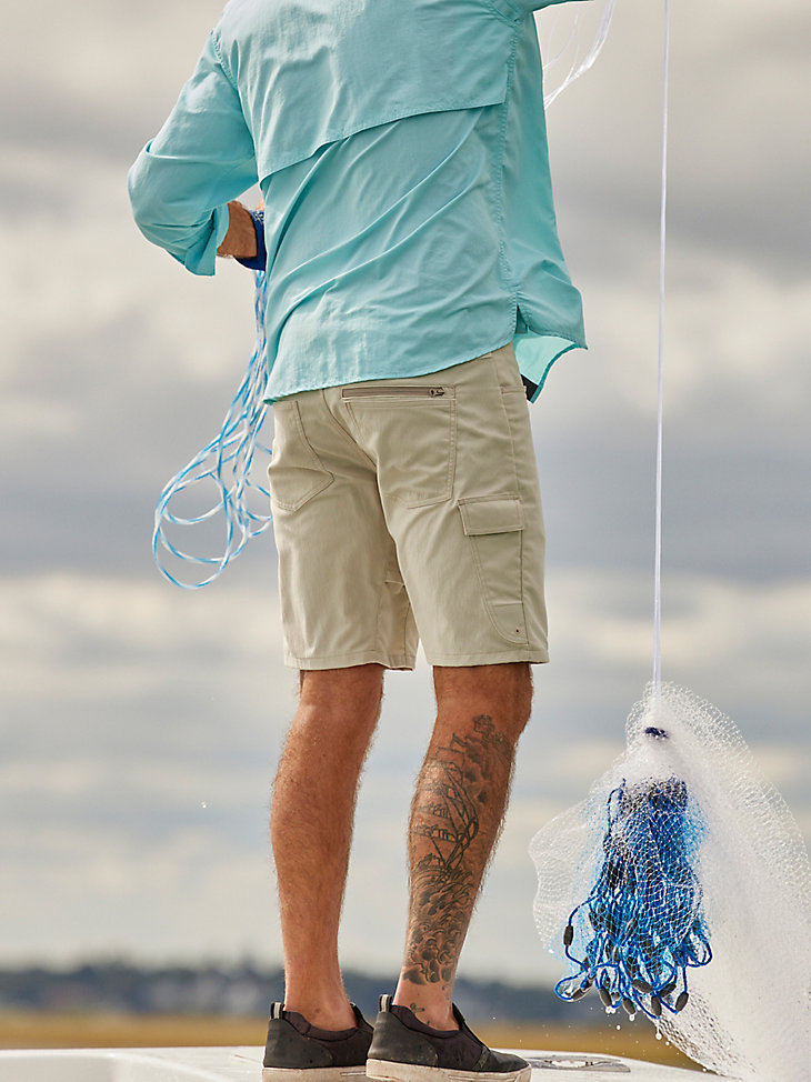 ATG By Wrangler™ Men's Angler Utility Short in Pelican alternative view