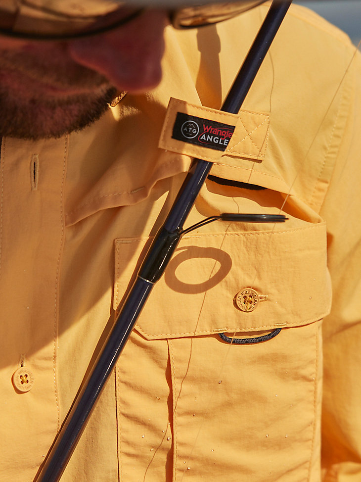 ATG By Wrangler™ Men's Angler Long Sleeve Shirt in Chamois alternative view 11