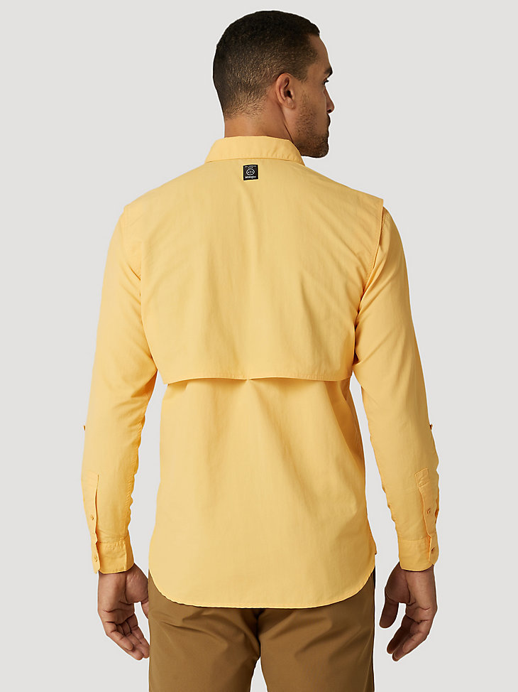 ATG By Wrangler™ Men's Angler Long Sleeve Shirt in Chamois alternative view 3