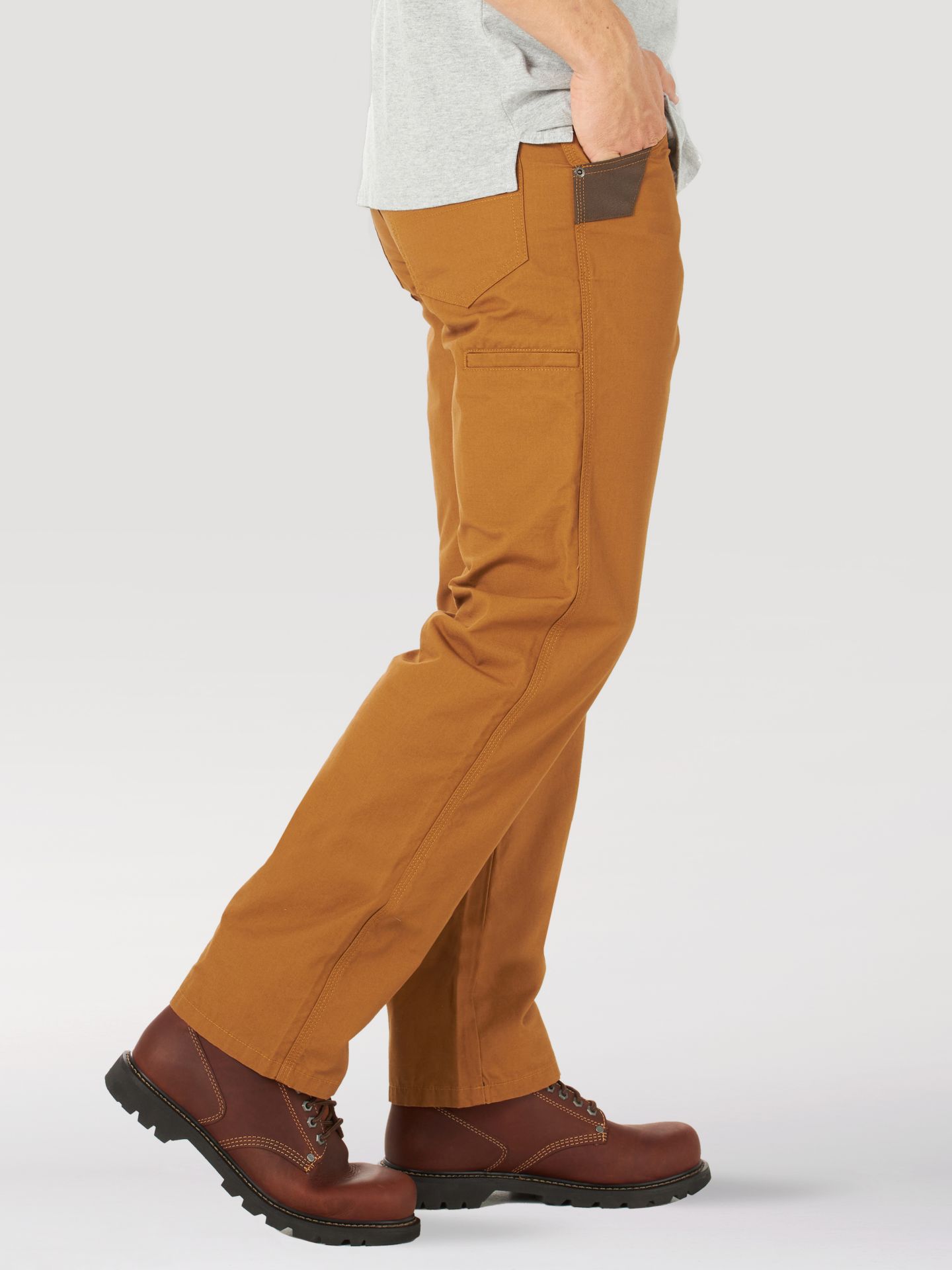 Мужские брюки Wrangler Workwear Technician Pant, цвет: Acorn — фото 2