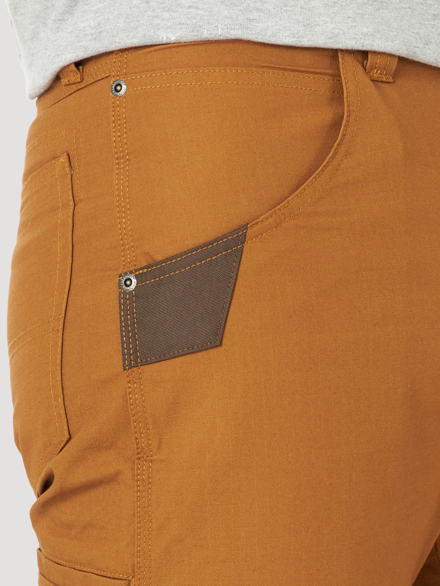 Мужские брюки Wrangler Workwear Technician Pant, цвет: Acorn — фото 6