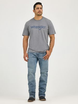 Men's Wrangler Retro Slim Fit Bootcut Jean in Light Stonewash Flintloc –  Pard's Western Shop Inc.