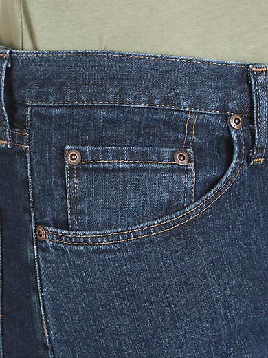 Men's Wrangler Authentics® Regular Fit Flex Jean in Indigo Dark