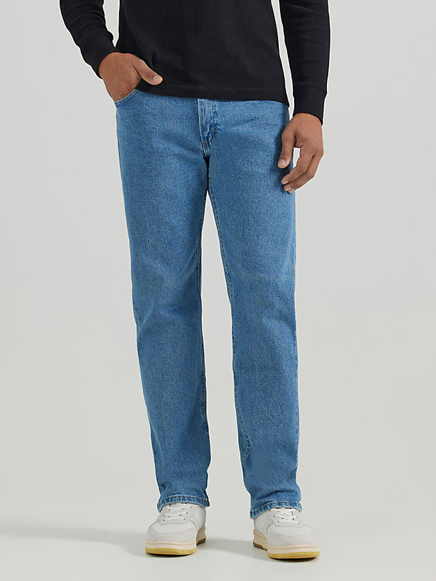 Men's Wrangler Authentics® Regular Fit Flex Jean in Light Stone