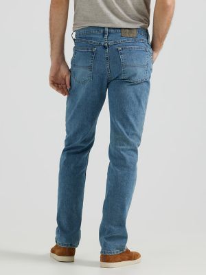Men's Wrangler Authentics® Regular Fit Flex Jean in Vintage Blue