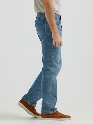 Men's Wrangler Authentics® Regular Fit Flex Jean in Vintage Blue