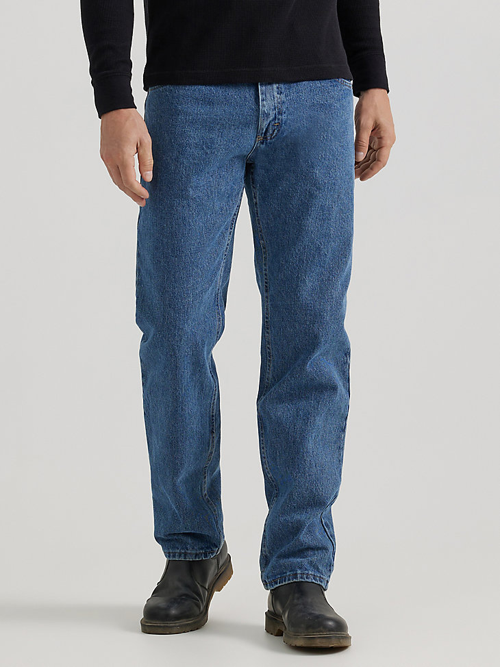Men's Wrangler Authentics® Regular Fit Cotton Jean in Vintage Blue main view