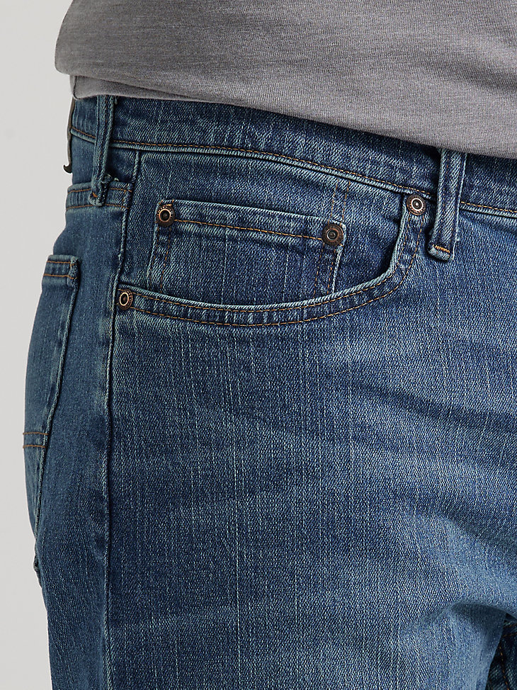 Men's Wrangler Authentics® Regular Fit Comfort Waist Jean in Blue Ocean alternative view 4