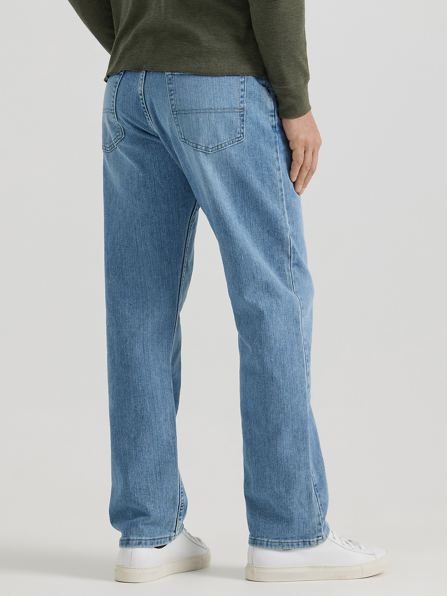 Men's Wrangler Authentics® Relaxed Fit Flex Jean in Stonewash Light alternative view 1