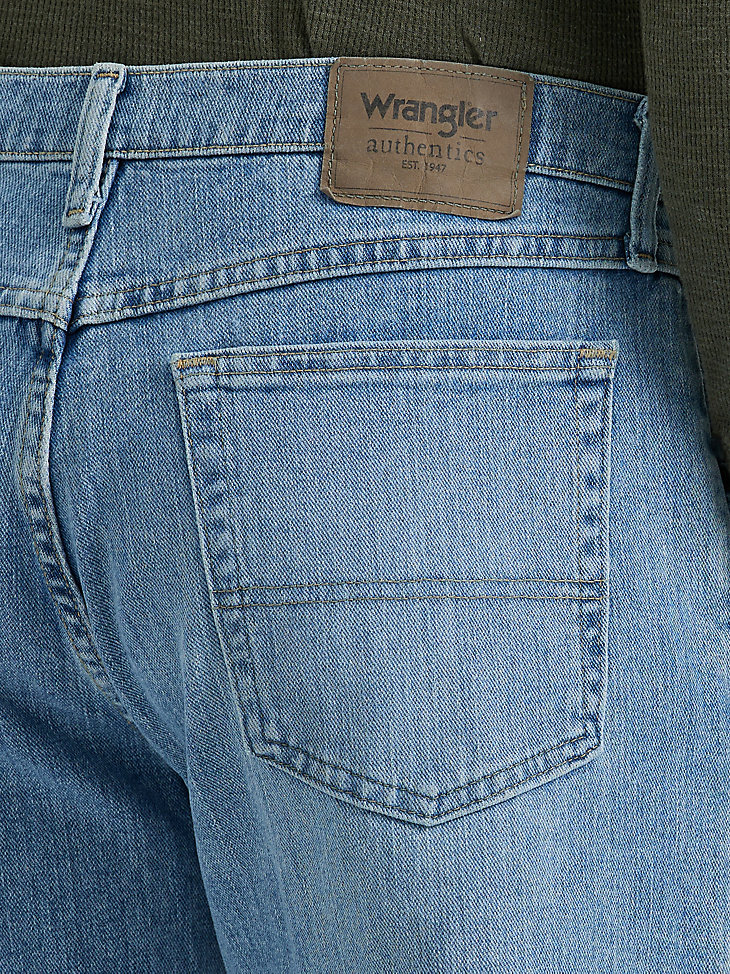 Men's Wrangler Authentics® Relaxed Fit Flex Jean in Stonewash Light
