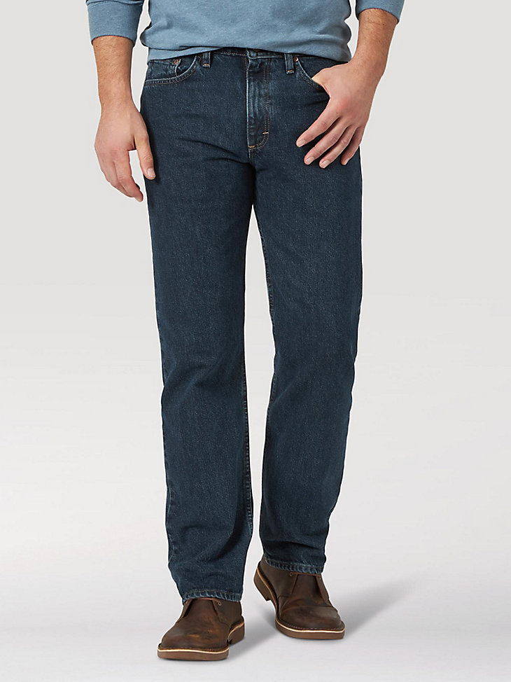 Men's Wrangler Authentics® Relaxed Fit Cotton Jean in Storm main view
