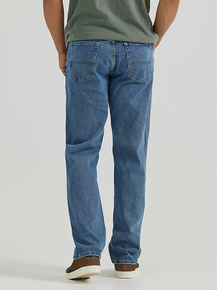 Men's Wrangler Authentics® Relaxed Fit Flex Jean in Vintage Blue alternative view