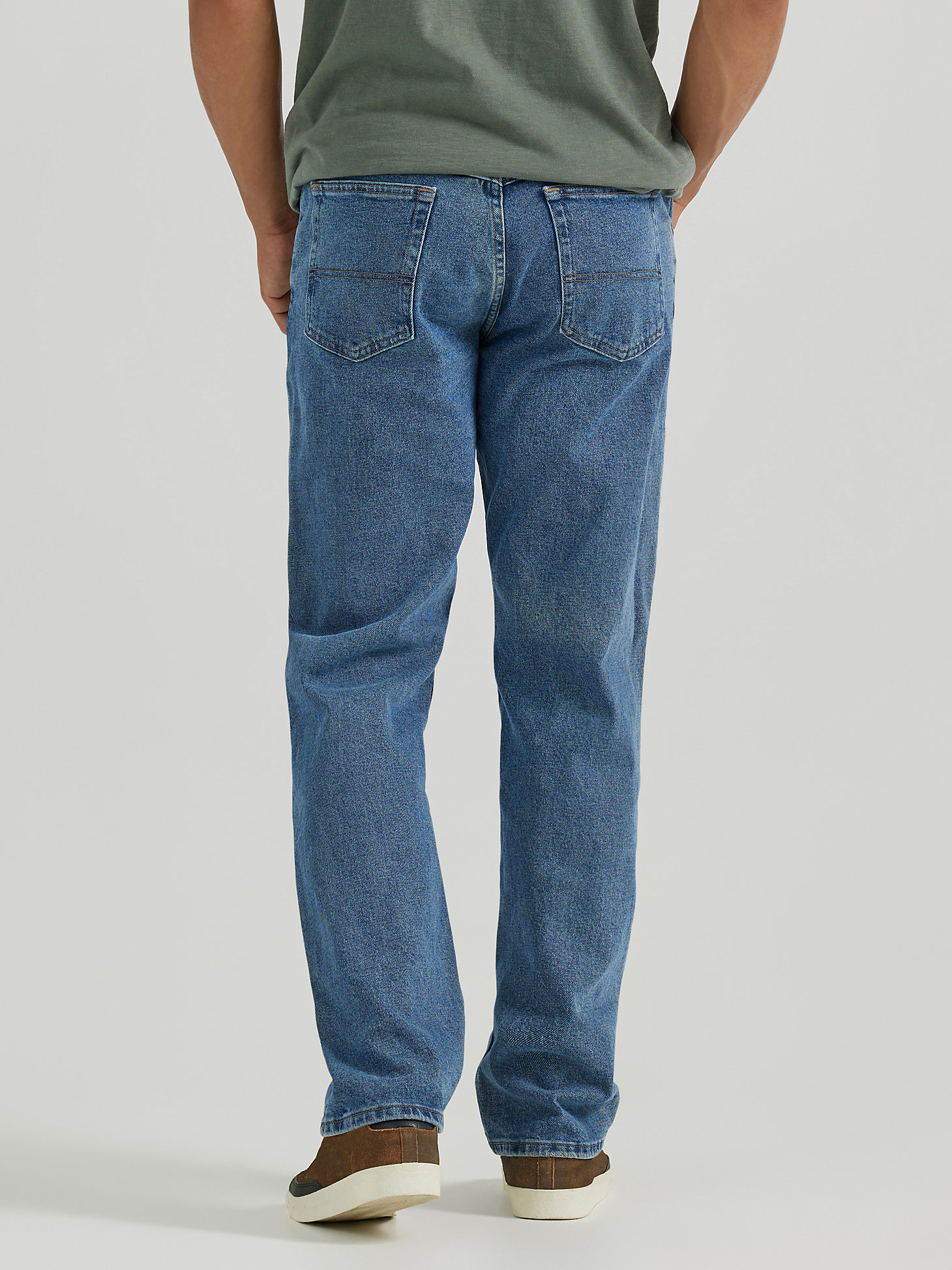 Men's Wrangler Authentics® Relaxed Fit Flex Jean in Vintage Blue alternative view 1