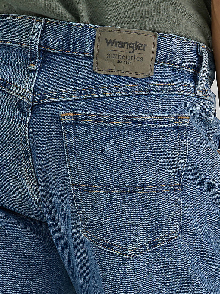 Men's Wrangler Authentics® Relaxed Fit Flex Jean in Vintage Blue alternative view 2