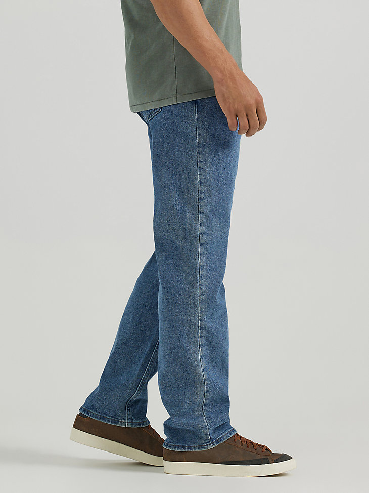 Men's Wrangler Authentics® Relaxed Fit Flex Jean in Vintage Blue alternative view 3