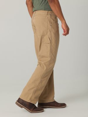 Wrangler Authentics Herren Carpenter Jeans – Entspannte Passform, Stretch-Stoff, Mit Werkzeugtaschen & Hammerschlaufe
