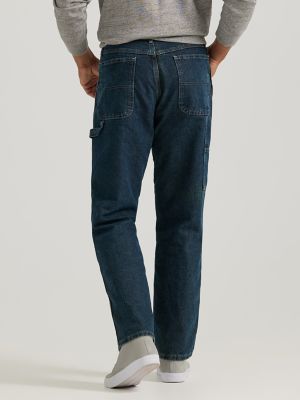 Wrangler Authentics Herren Classic Carpenter Jeans – Lässige Arbeitshose Mit Werkzeugtaschen