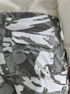 Wrangler gray camo cargo sales shorts