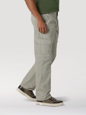 Men Cargo Pants Outdoor Work Trousers Loose Belt Loop Bottoms Hip