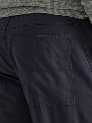 Full Blue Big & Tall Men's Cargo Pants 100% Cotton 42 X 28 Navy