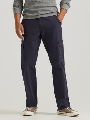 Wrangler Black Relaxed Fit Flex Cargo Pants - 40 X 30 