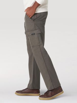 Wrangler Authentics Men's Cargo Pants Regular Fit, Twill, 8-Pocket