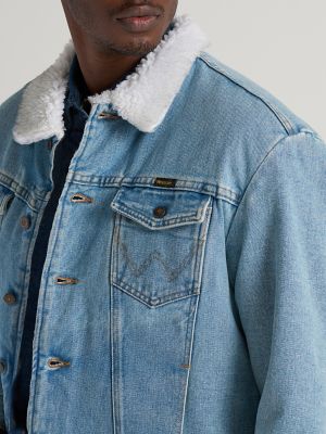 Western Sherpa Lined Denim Jacket:AW Wash:L alternative view 4