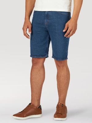 Men's Wrangler® Five Star Premium 5-pocket Relaxed Denim Short in Mid Tint