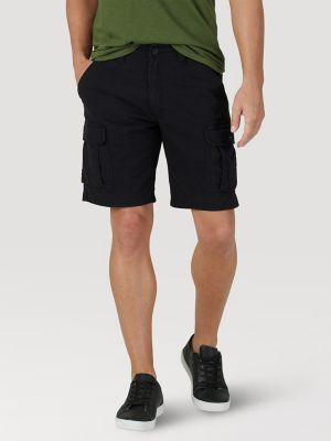 Top 71+ imagen wrangler black cargo shorts