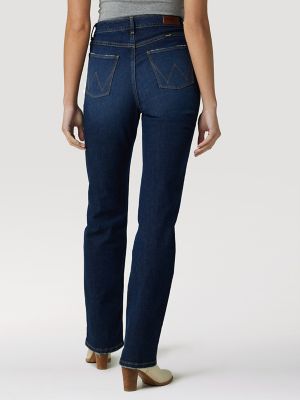 Arriba 72+ imagen women’s wrangler jeans high rise