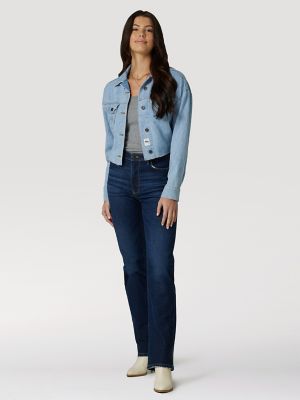 Arriba 89+ imagen women’s wrangler high rise jeans