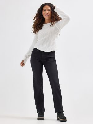 Women's Wrangler® High Rise True Straight Leg Jean in Ivy