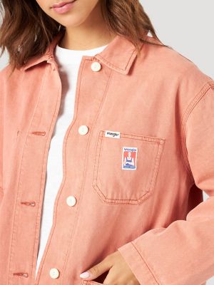 wrangler pink jacket