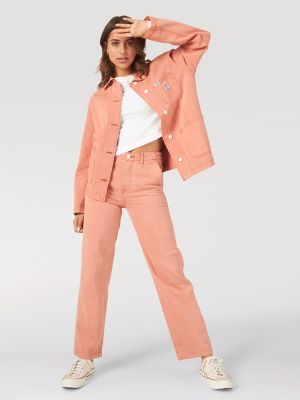 wrangler pink jacket