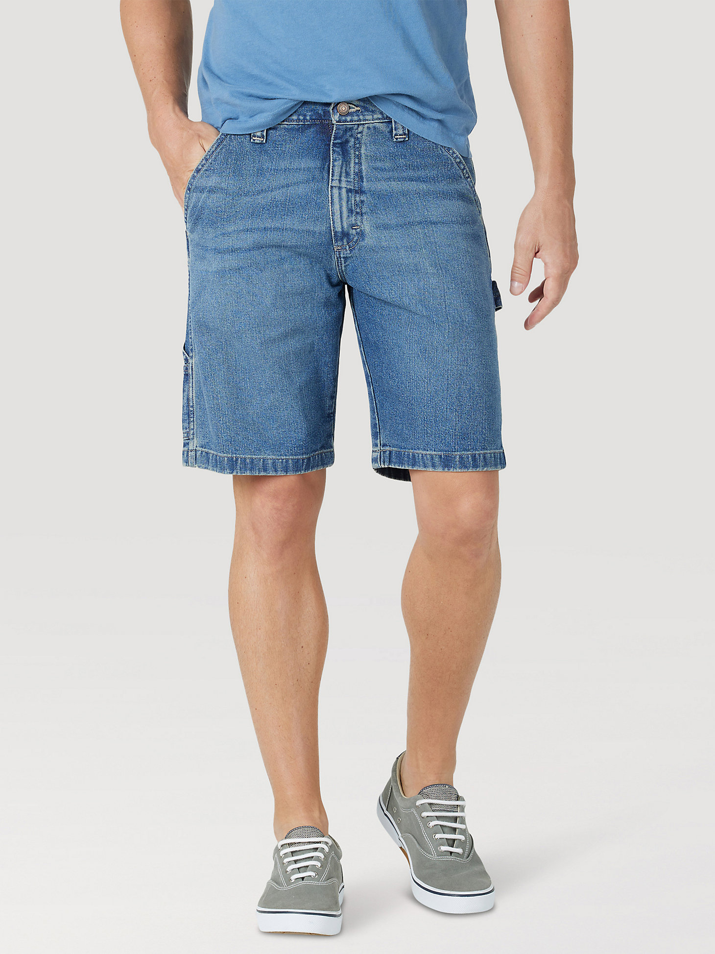 Men's Wrangler® Five Star Premium Carpenter Shorts in Vintage Tint main view