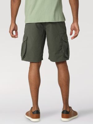 PacSun Olive Low Rise Elastic Waist Cargo Shorts