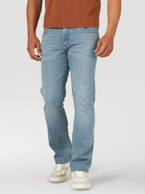 Wrangler Men's 36 Slim Advanced Comfort Stretch Mid Rise Slim Fit Boot Cut  Jeans - Midnight Rinse - Langstons