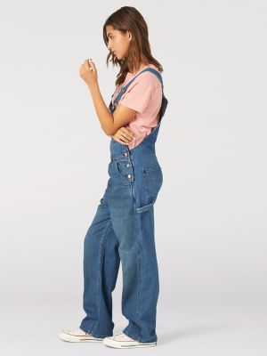 Women's Wrangler® Casey Jones Straight Leg Bib Overalls Women's JEANS