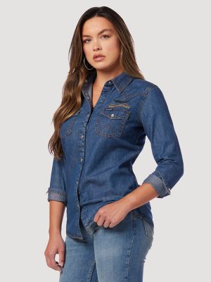 denim shirt women
