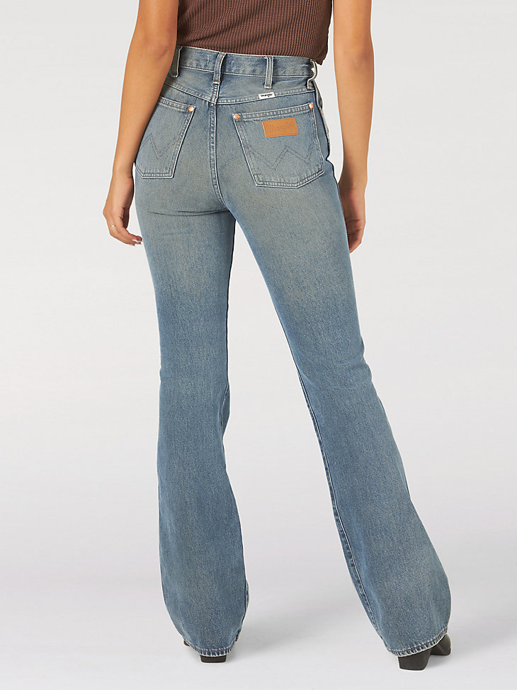 Women's Wrangler® Westward 626 High Rise Bootcut Jean in Peach Tint alternative view