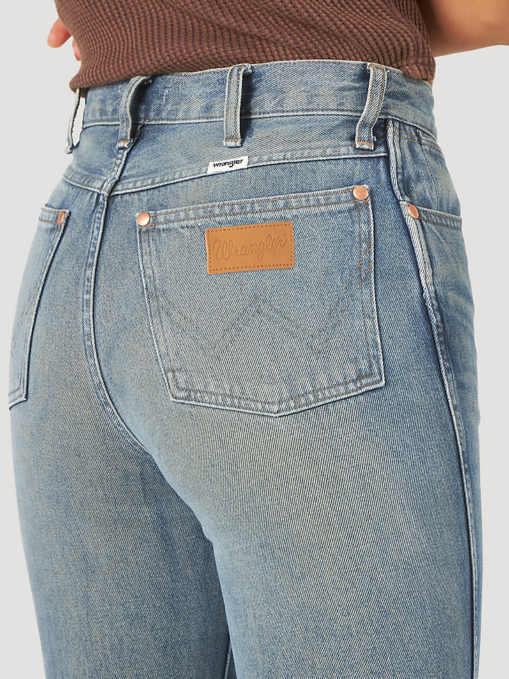 Women's Wrangler® Westward 626 High Rise Bootcut Jean in Peach Tint alternative view 2
