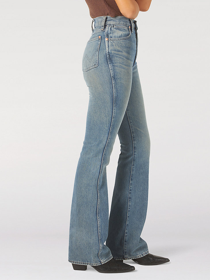 Women's Wrangler® Westward 626 High Rise Bootcut Jean in Peach Tint alternative view 4