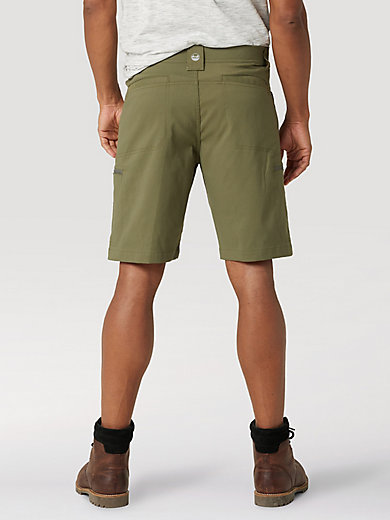 Work Shorts Walk Shorts Men's Classic Relaxed Fit Stretch Cargo Short Comfort Knee Length Flat Front Shorts with Pockets