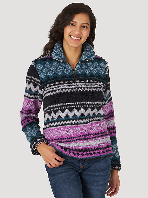 Women's Wrangler® Southwest Sherpa Pullover