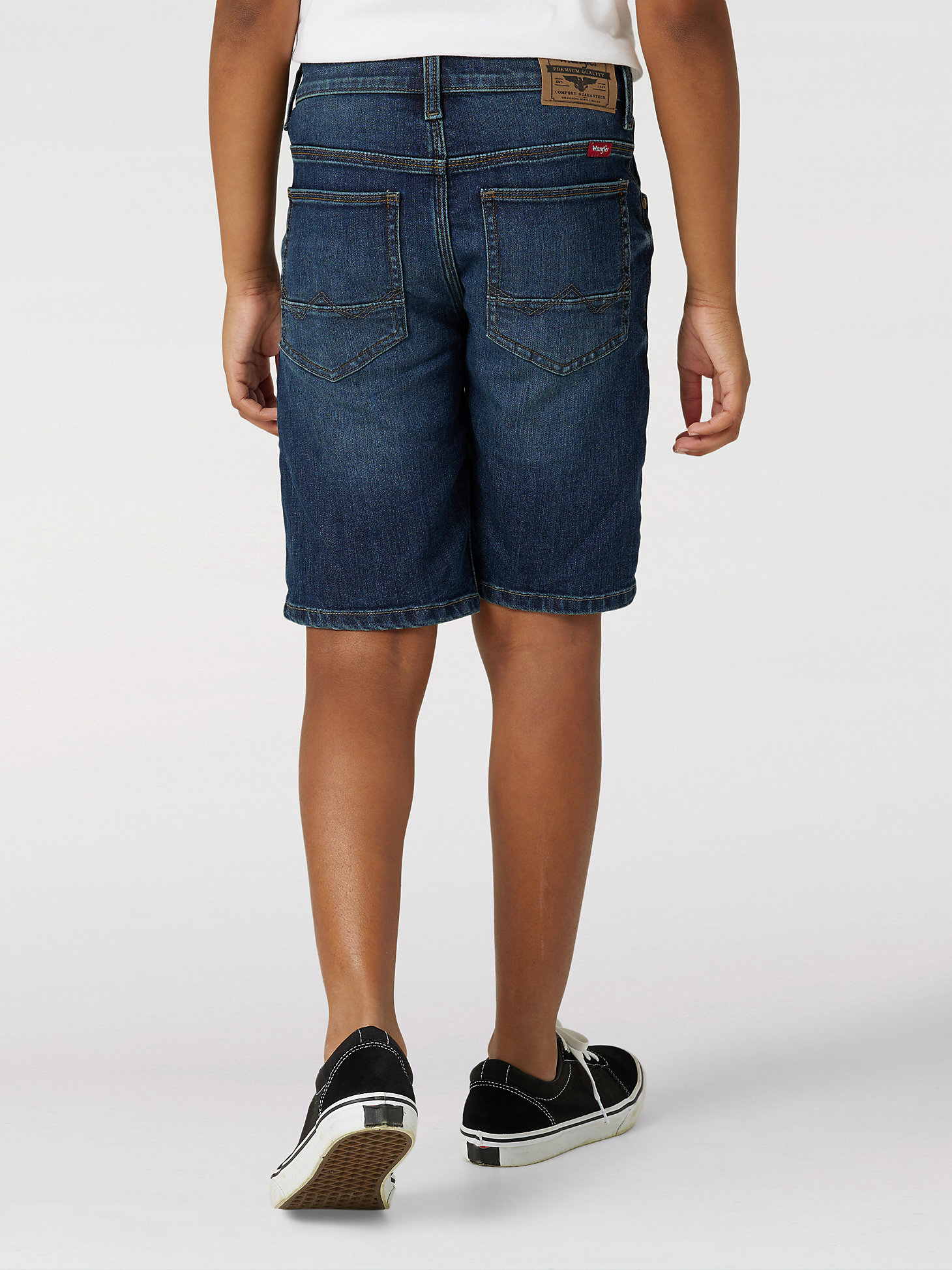 Boy's Wrangler® Indigood™ Slim Fit Short (4-18)