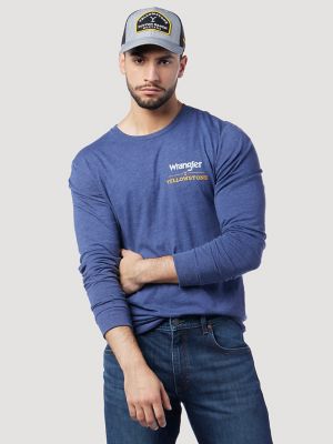 Wrangler x Yellowstone Dutton Ranch T-Shirt in Denim HeatherWrangler x Yellowstone Dutton Ranch T-Shirt in Denim Heather