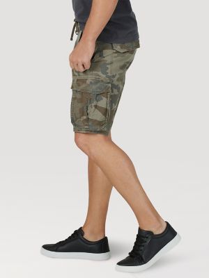 Mens cargo sales stretch shorts