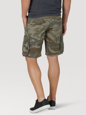 Mens long camo cargo on sale shorts