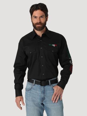Black Western Shirt | Wrangler® | Freizeithemden