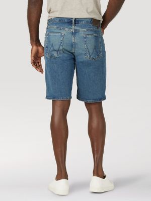 denim shorts outfit for men